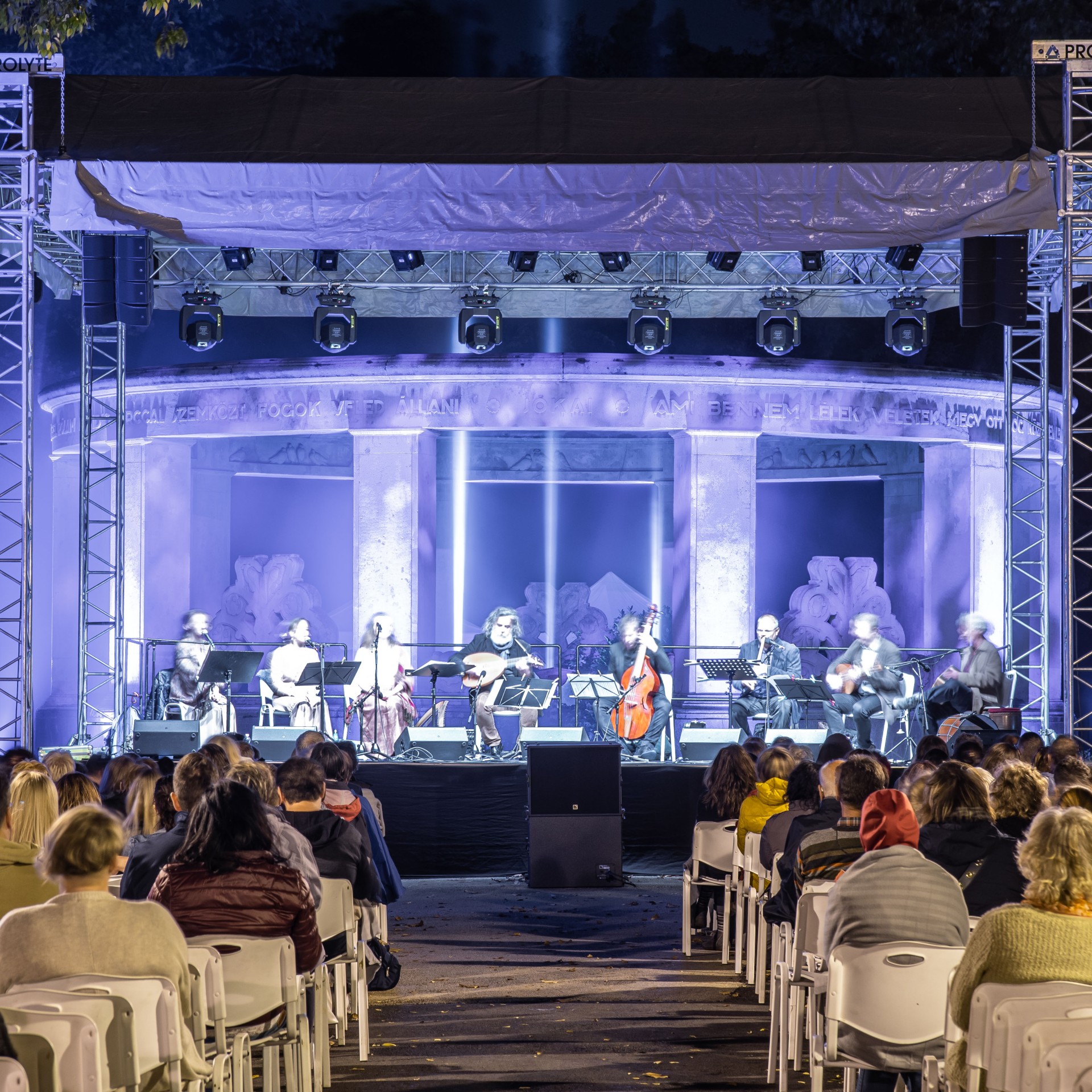 Zene, fényanimáció és fényfestés a Kulturális Örökség Napjain