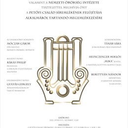 Megemlékezés a Petőfi család síremlékének felújítása alkalmából