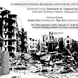 Megemlékezés Budapest ostromának civil áldozatairól