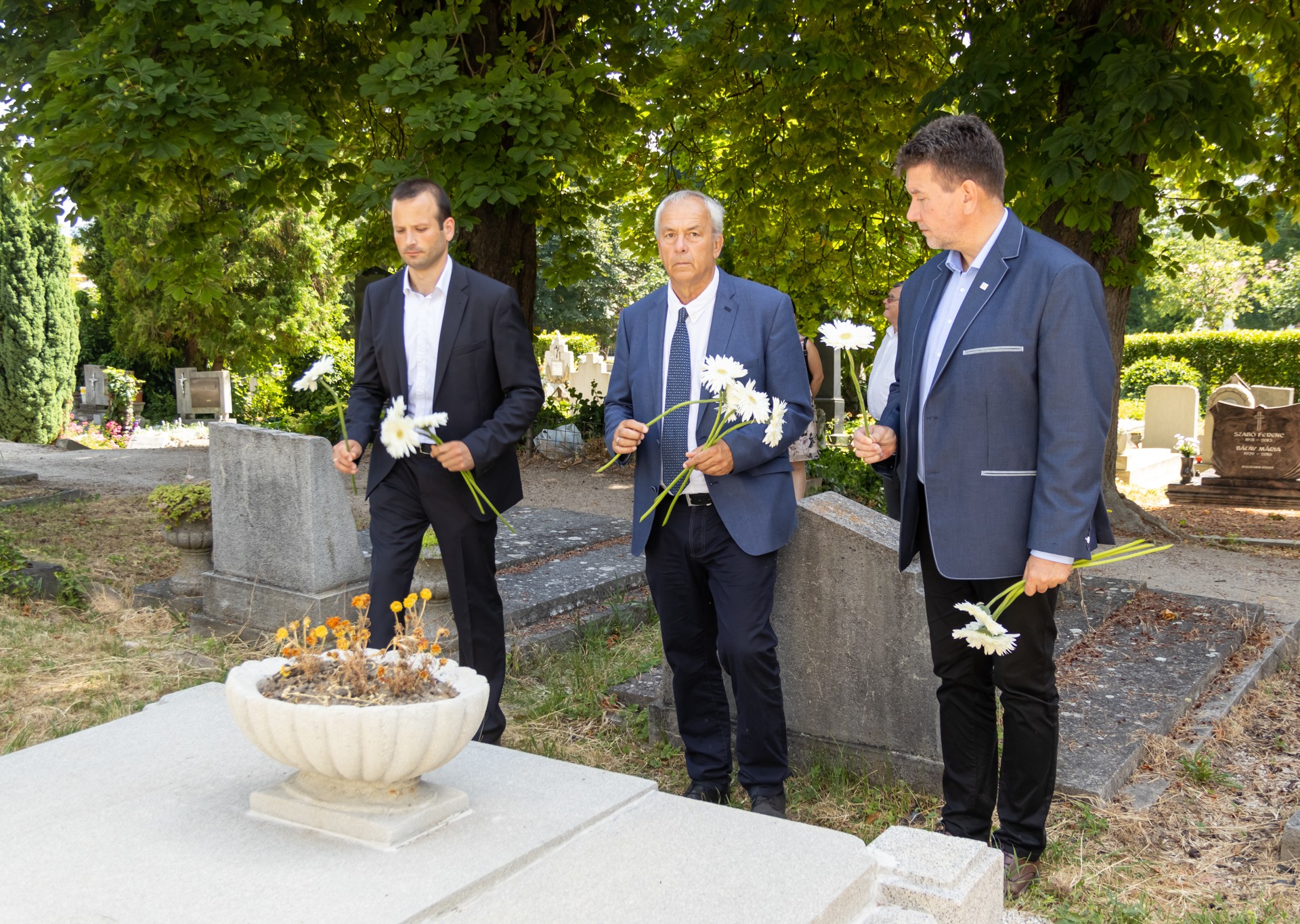 Kilenc nemzeti sírkertbe sorolt sír újult meg Keszthelyen