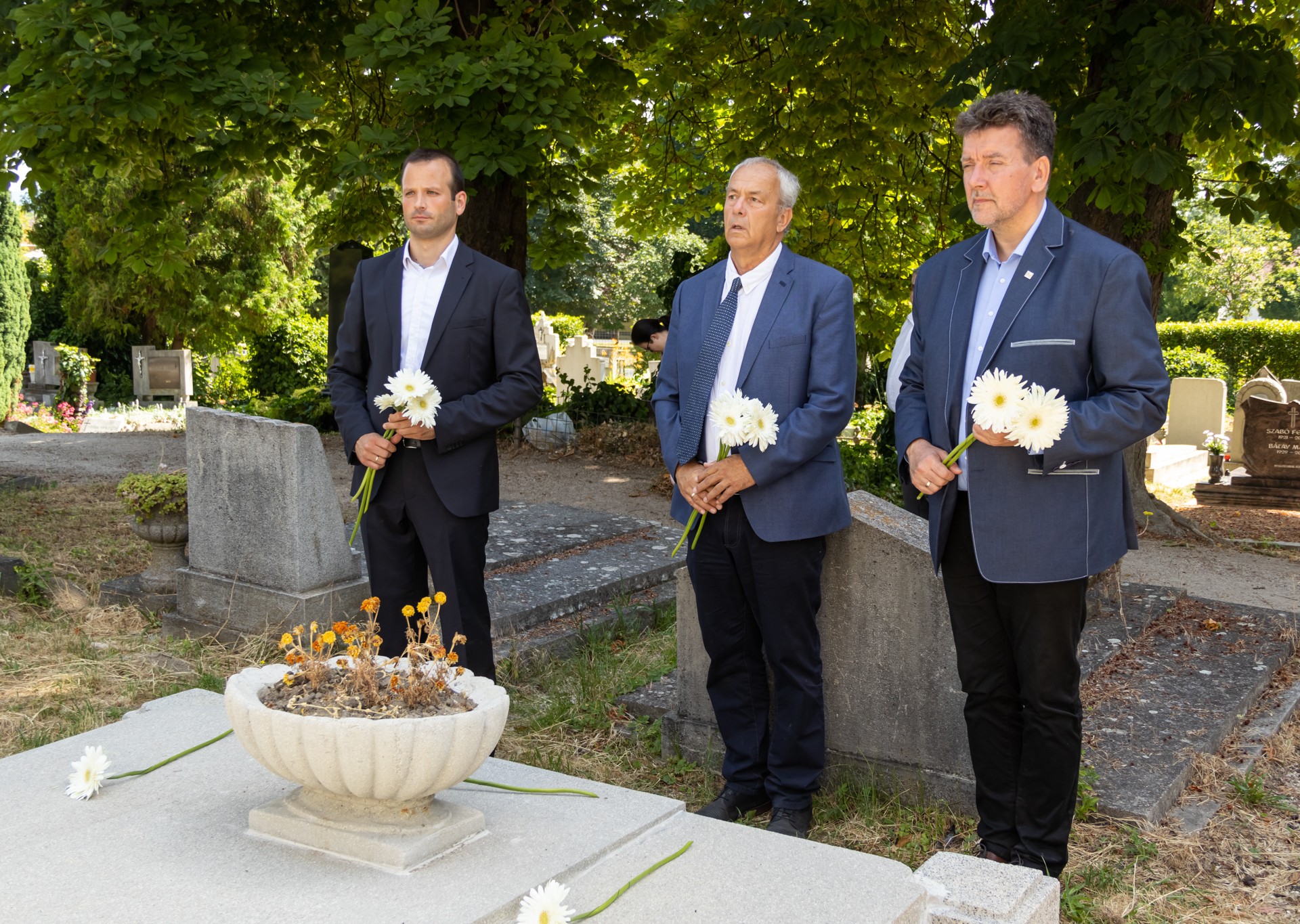 Kilenc nemzeti sírkertbe sorolt sír újult meg Keszthelyen