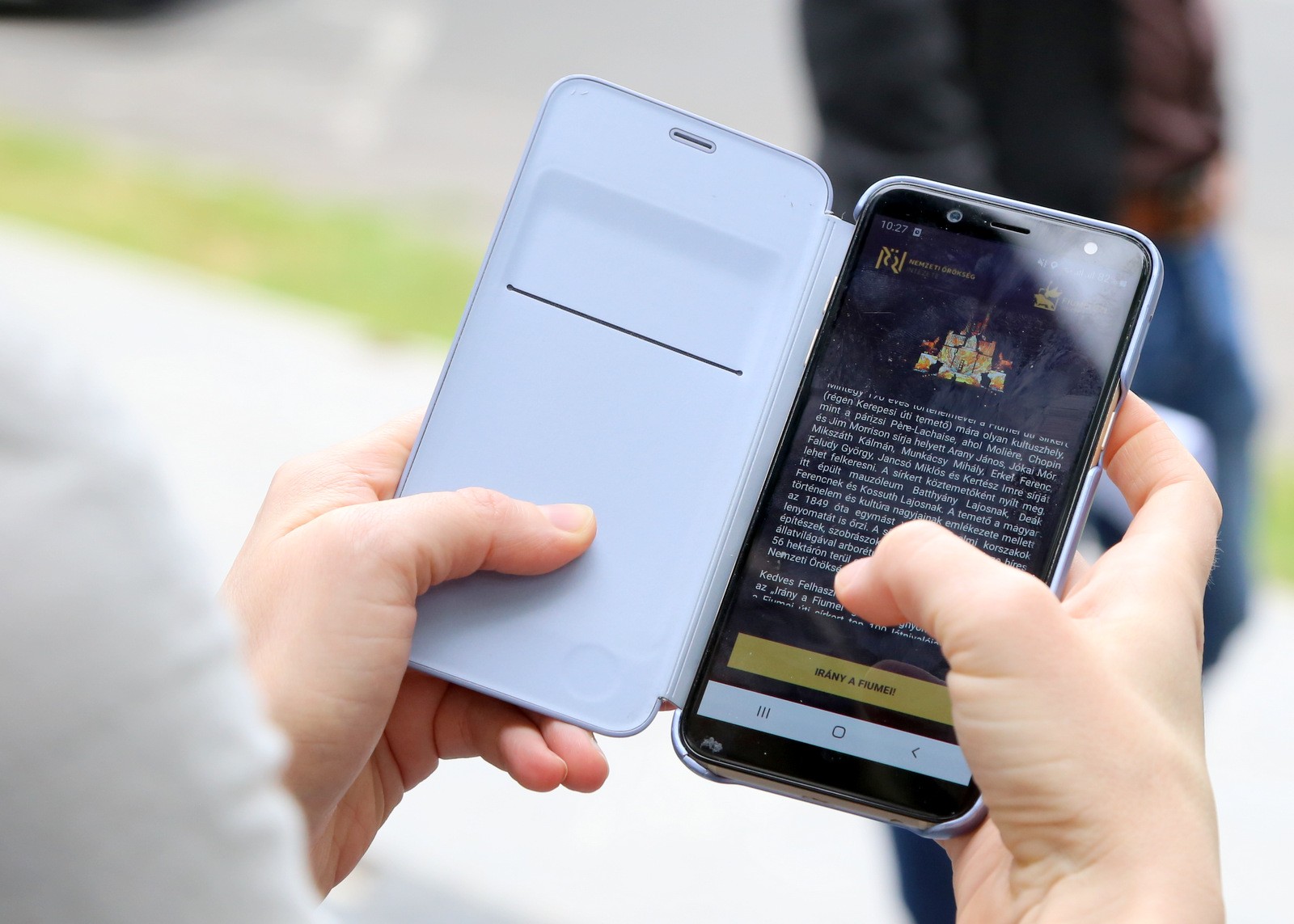 Új applikációval fedezhető fel a Fiumei úti sírkert