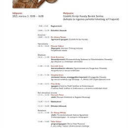III. Nemzeti és Történelmi Emlékhelyek Konferencia