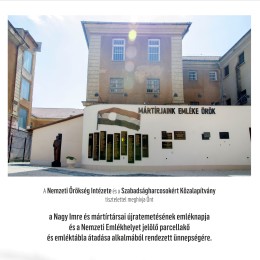Nagy Imre és mártírtársai újratemetésének emléknapja és a Nemzeti Emlékhelyet jelölő parcellakő és emléktábla átadása