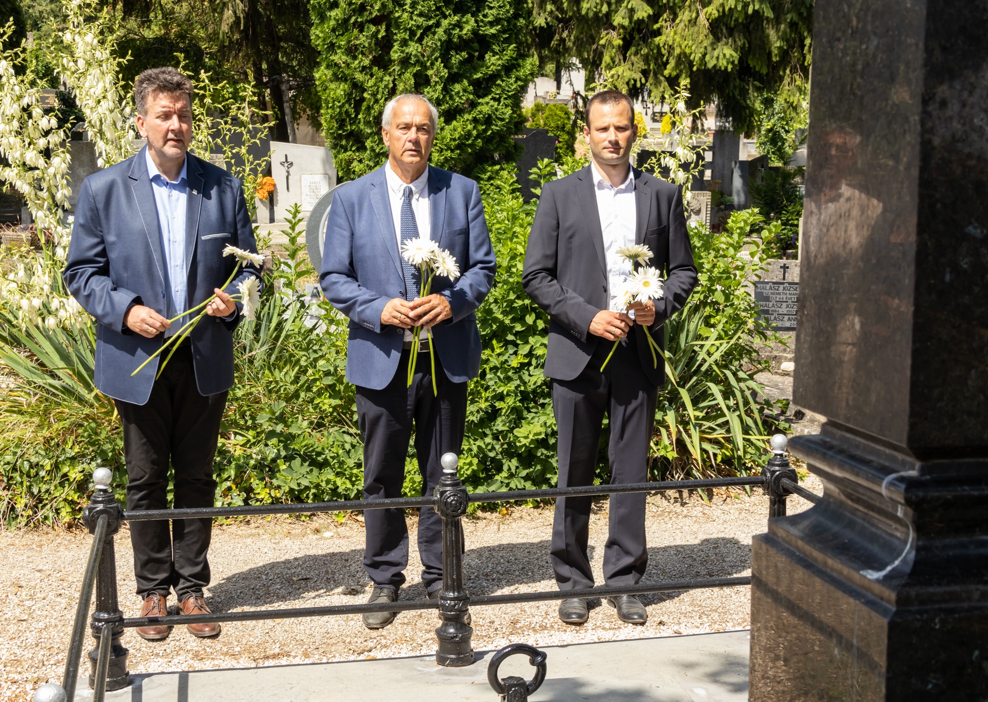 Kilenc nemzeti sírkertbe sorolt sír újult meg Keszthelyen